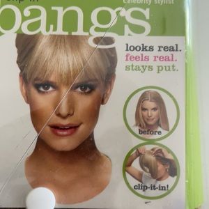 Jessica Simpson & Ken Paves
HairDo Clip-In Bangs